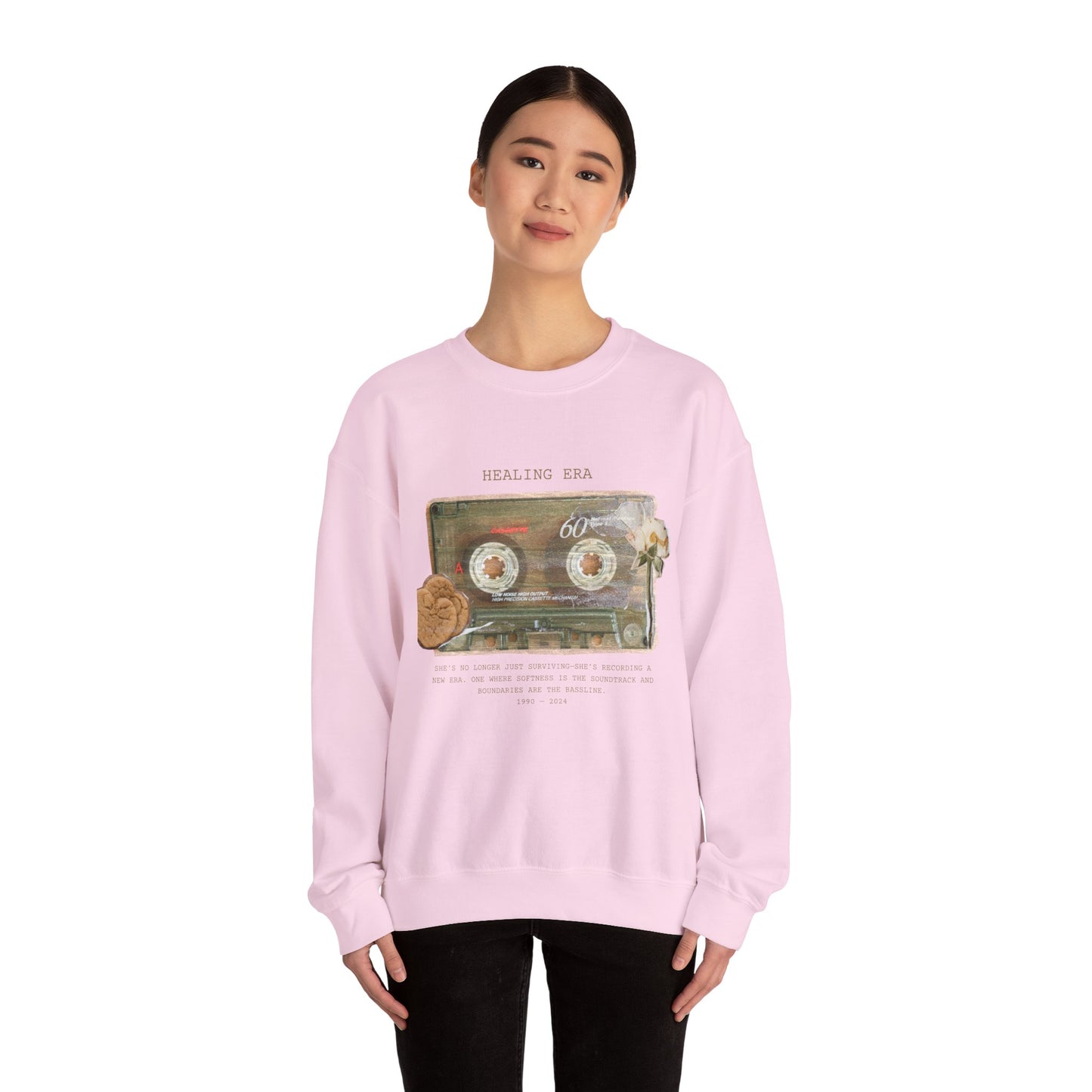 SLHB Healing Era Crewneck Sweatshirt – Softness as the Soundtrack