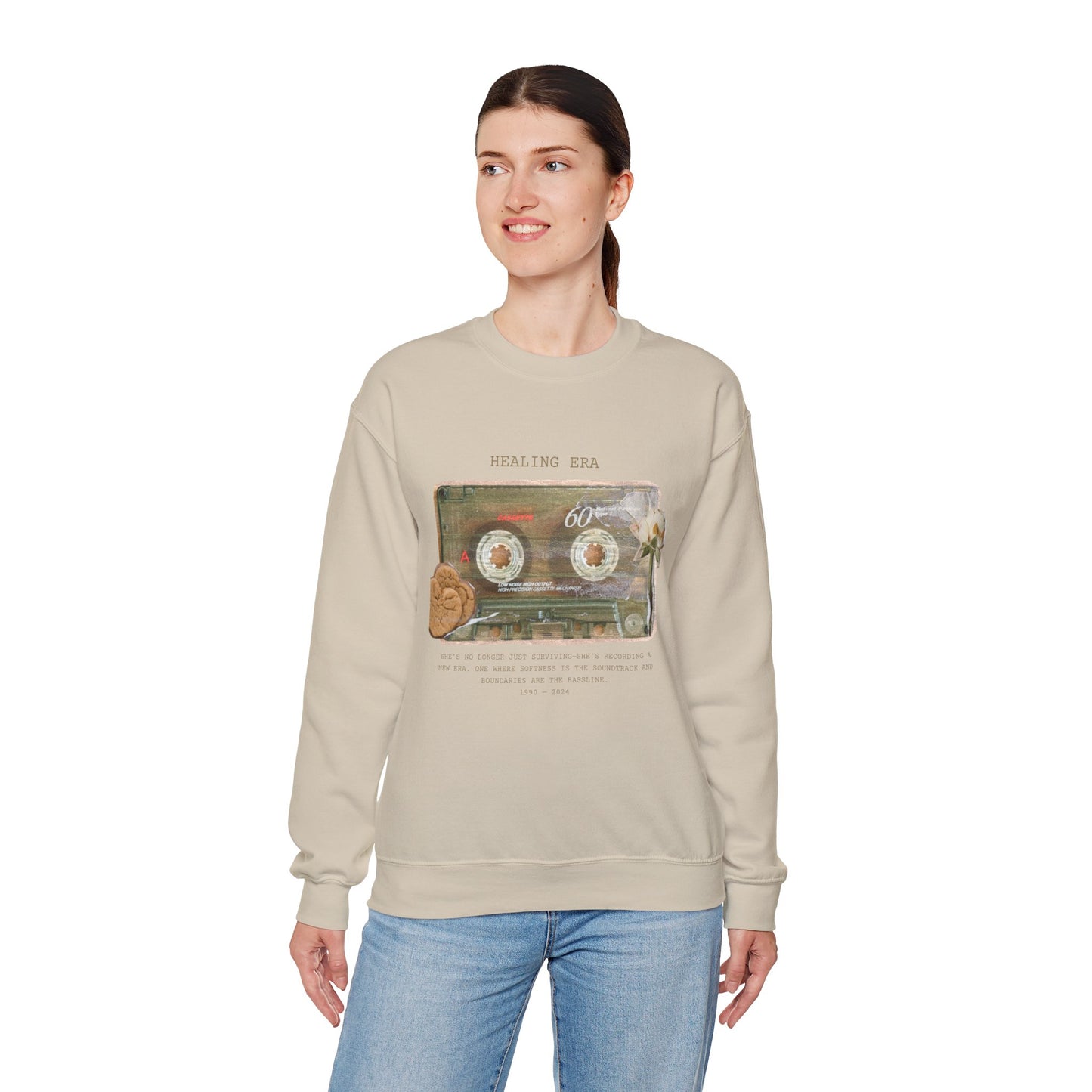 SLHB Healing Era Crewneck Sweatshirt – Softness as the Soundtrack
