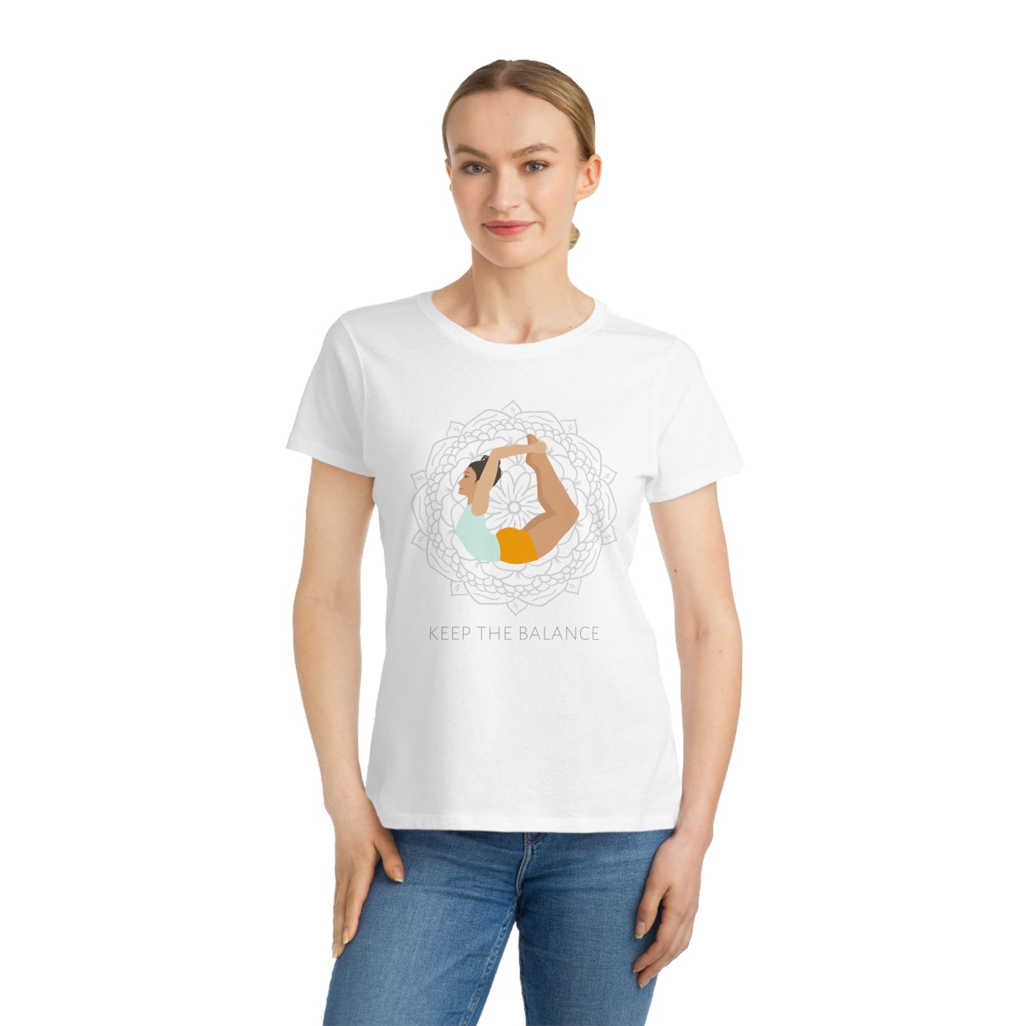 Keep the Balance Tee – Mandala Yoga Design