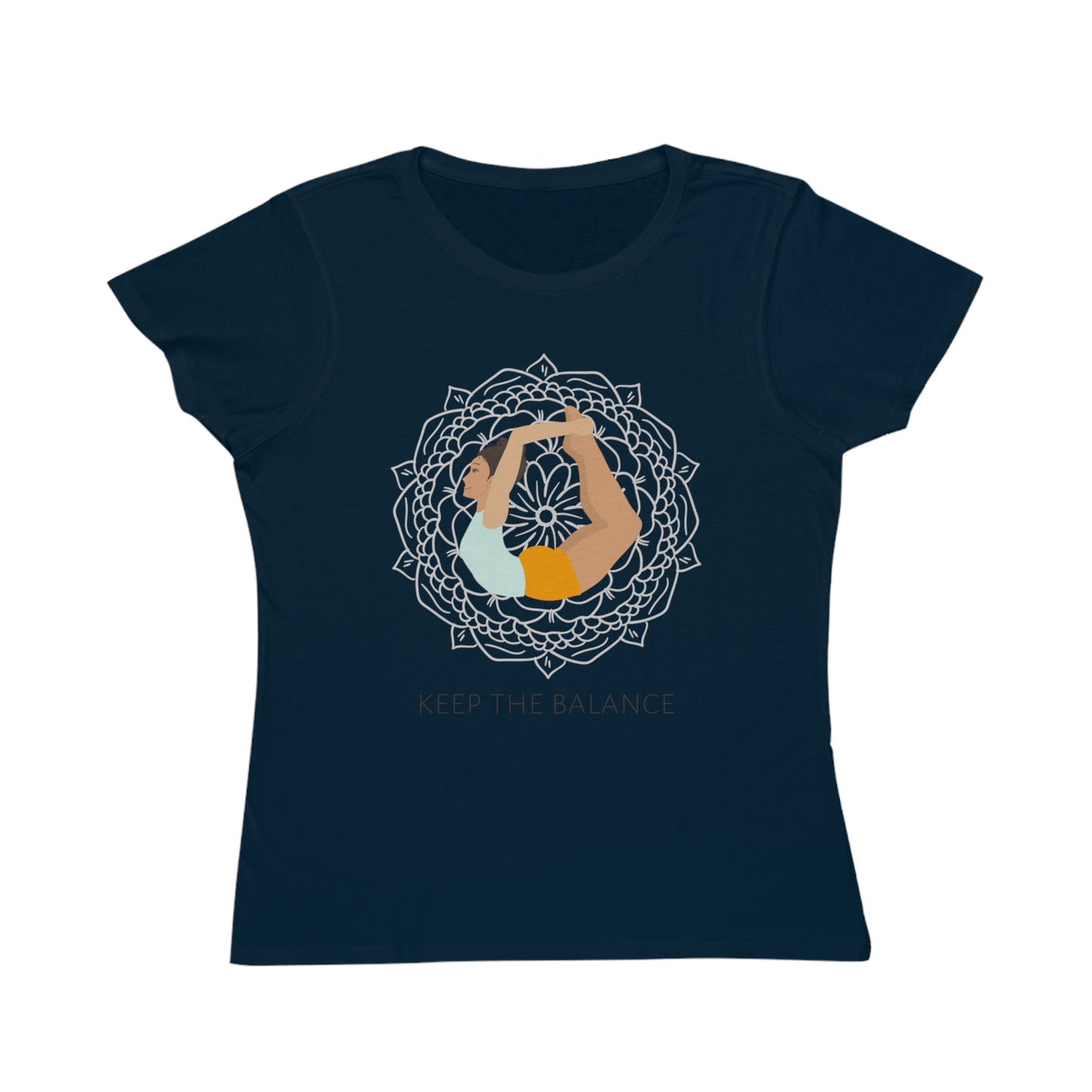 Keep the Balance Tee – Mandala Yoga Design