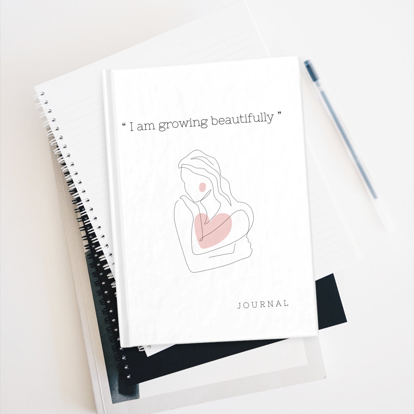 “I Am Growing Beautifully” Hardcover Journal