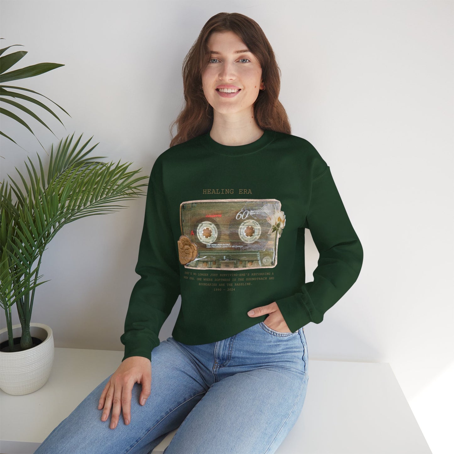 SLHB Healing Era Crewneck Sweatshirt – Softness as the Soundtrack