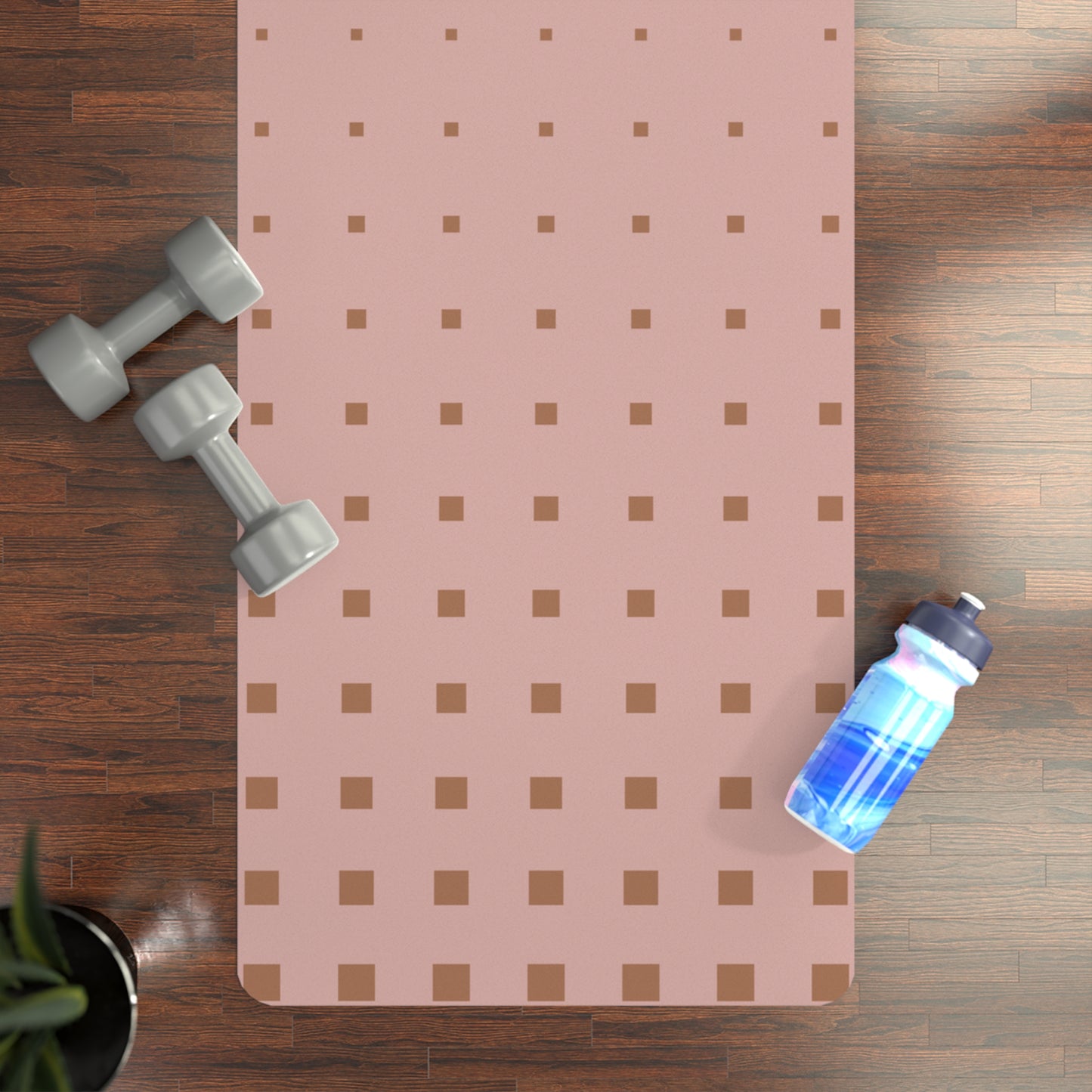 Soft Life Hard Boundaries Yoga Mat – Rose Serenity Edition