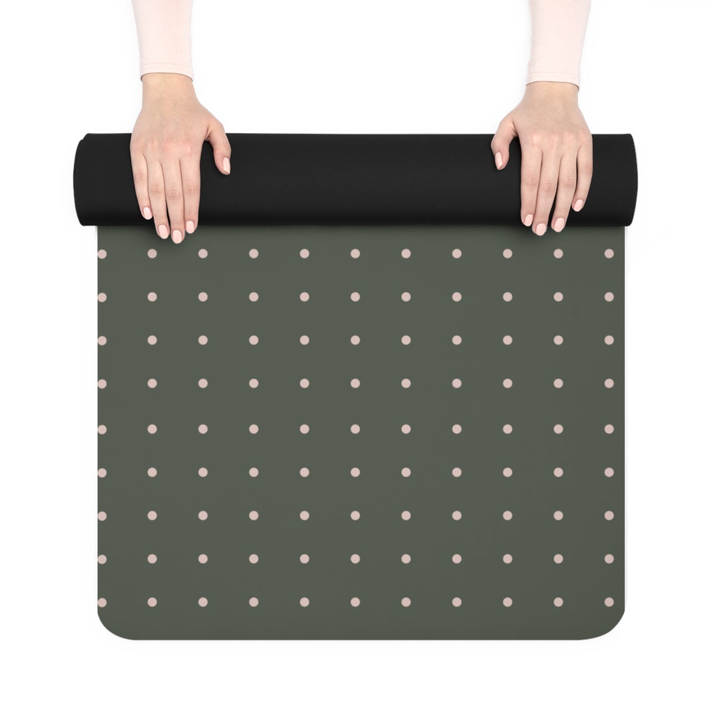 Soft Life Hard Boundaries Yoga Mat – Grounding Grid Edition