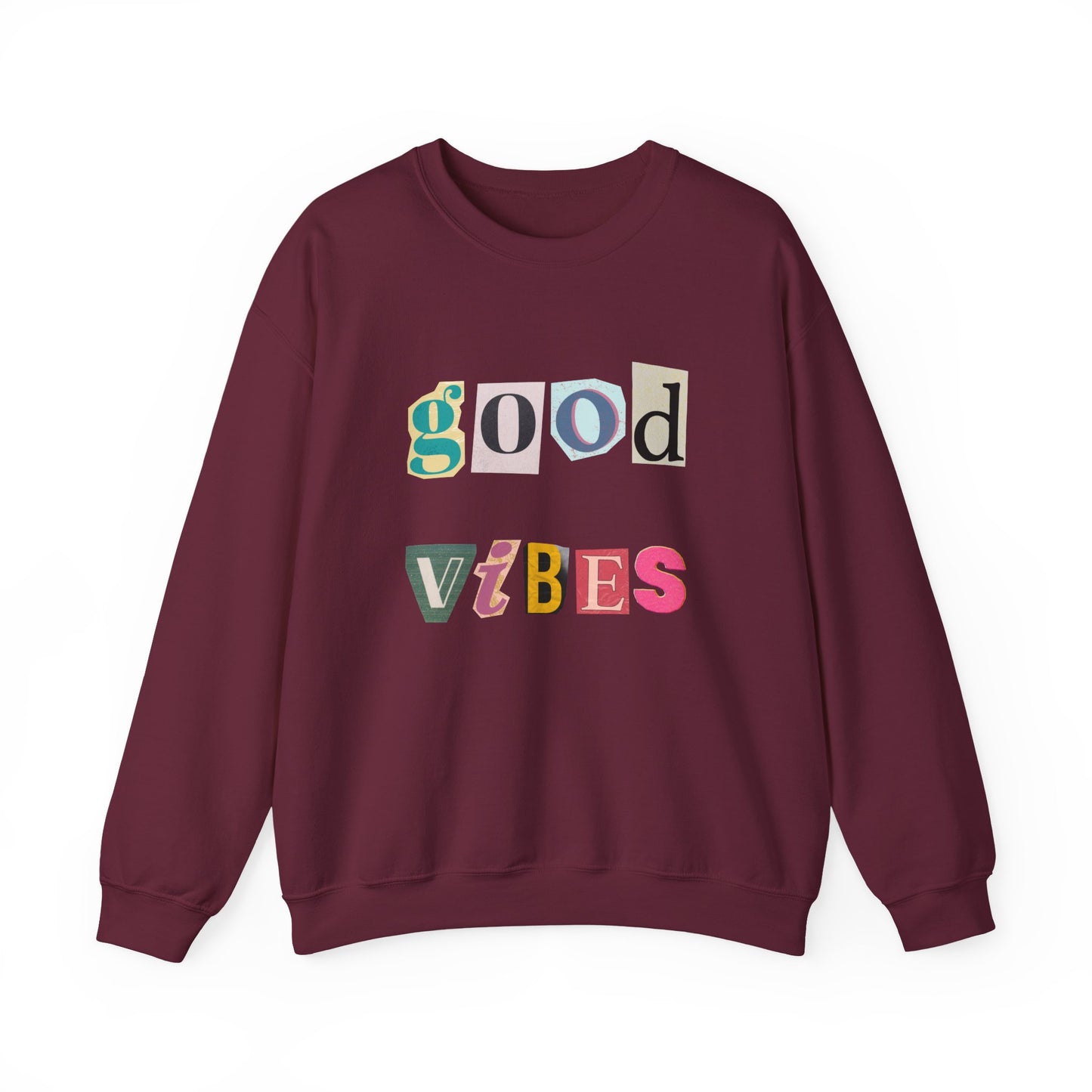 Good Vibes Oversized Sweatshirt – Cozy Energy Only
