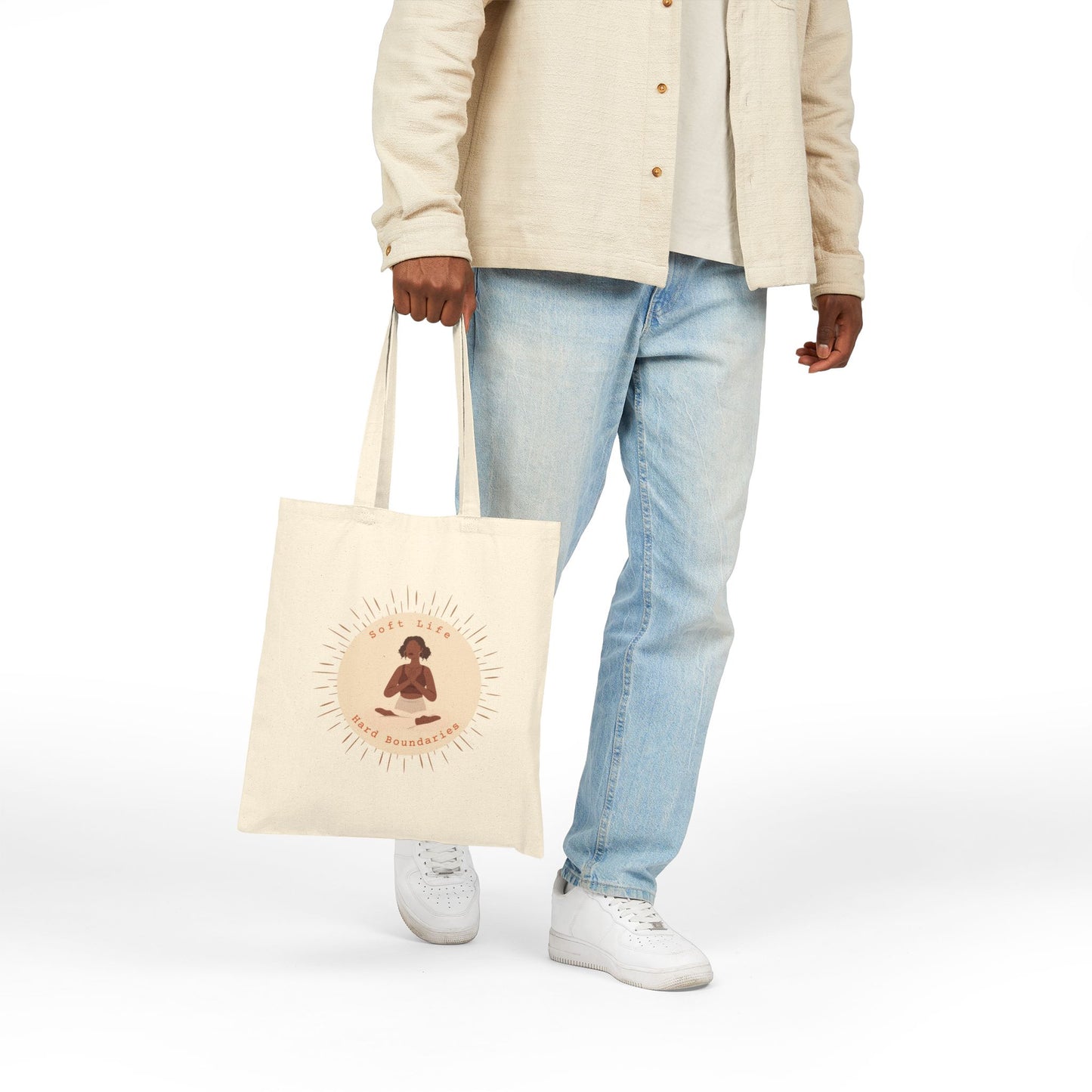 Soft Life, Hard Boundaries Tote – Embody Peace & Power