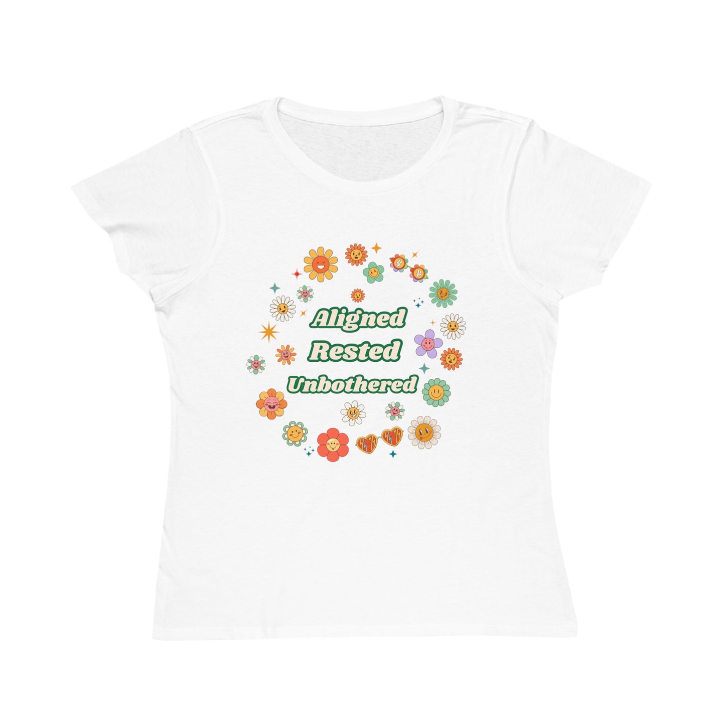 Aligned. Rested. Unbothered. Tee – Soft Life Energy