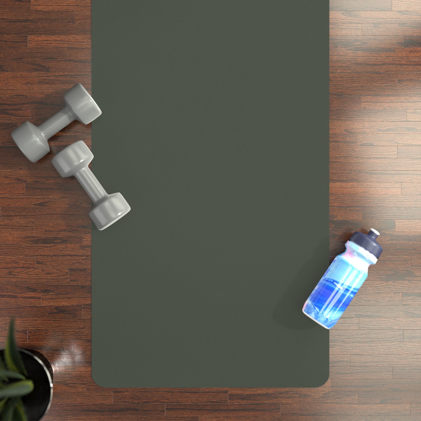 Soft Life Hard Boundaries Yoga Mat – Forest Minimal Rubber Edition