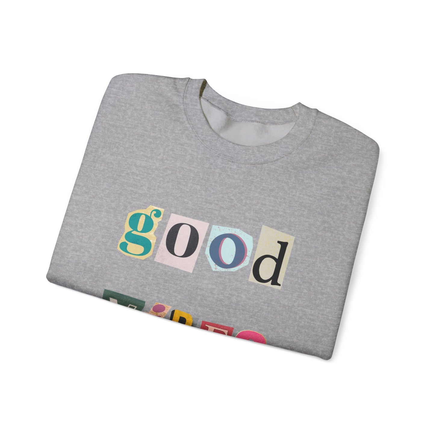 Good Vibes Oversized Sweatshirt – Cozy Energy Only