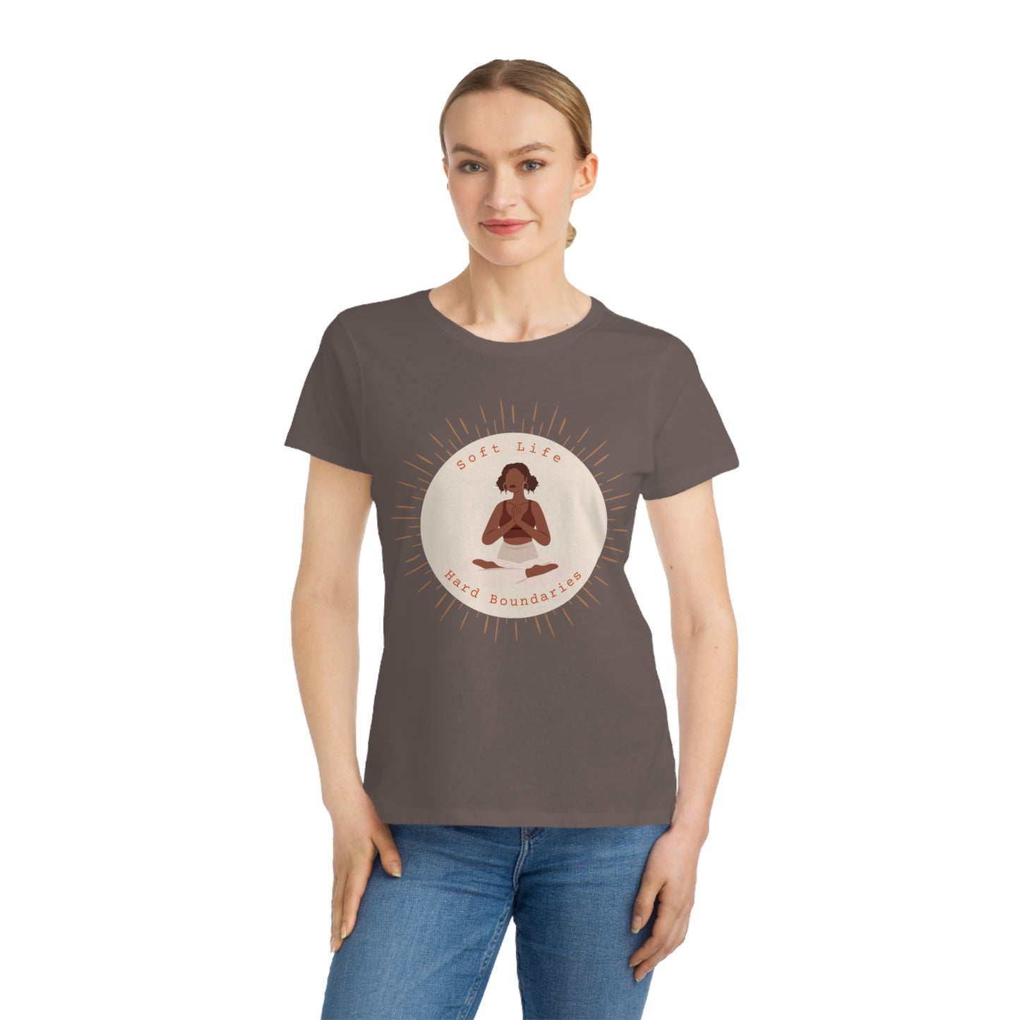 Soft Life Hard Boundaries Tee – Sacred Balance Edition