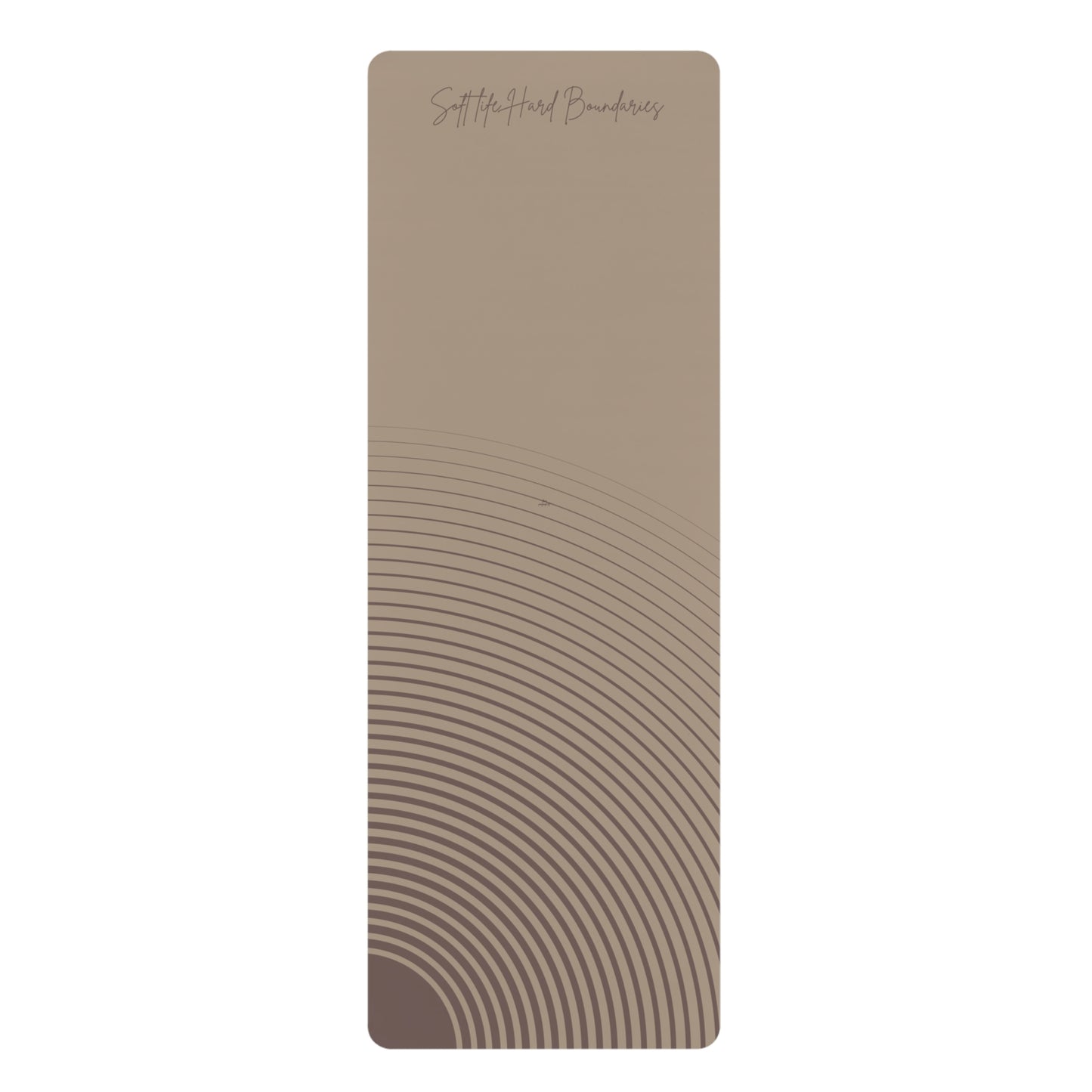 Soft Life Hard Boundaries Yoga Mat – Grounded Alignment Edition