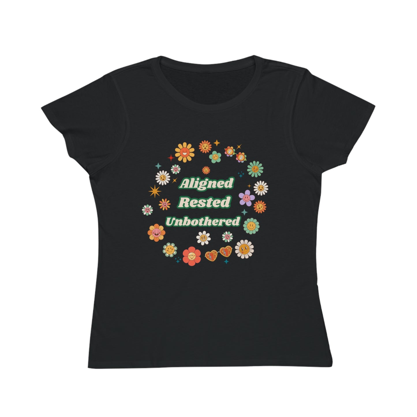 Aligned. Rested. Unbothered. Tee – Soft Life Energy