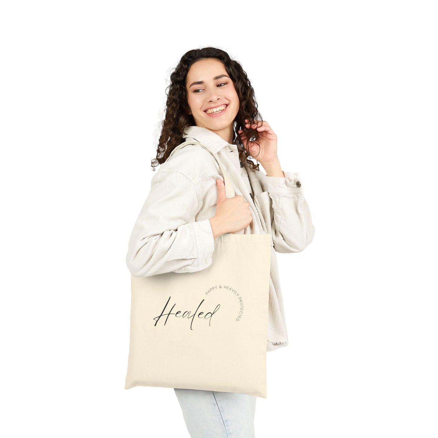 Healed Tote – Daily Reminder of Strength & Softness