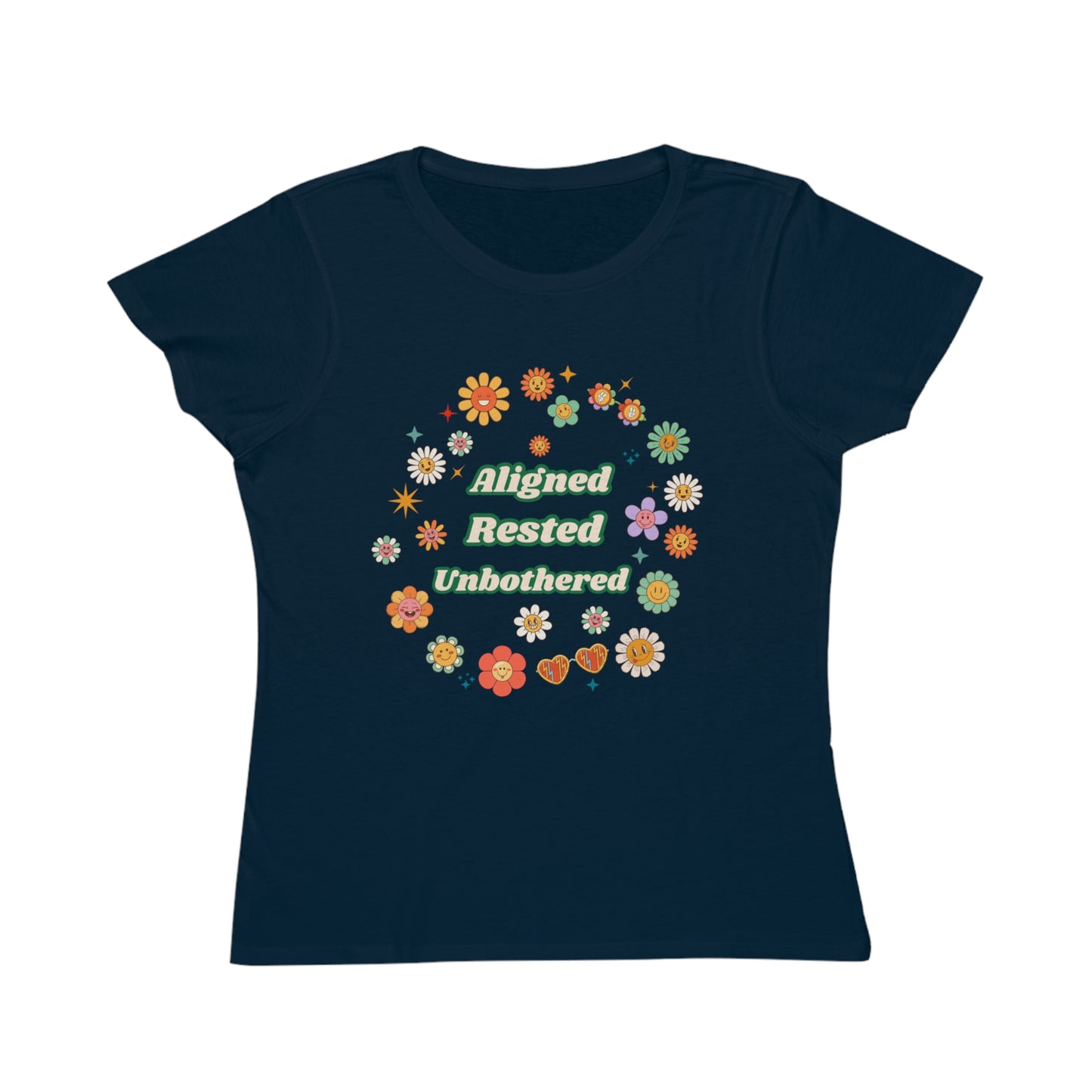 Aligned. Rested. Unbothered. Tee – Soft Life Energy