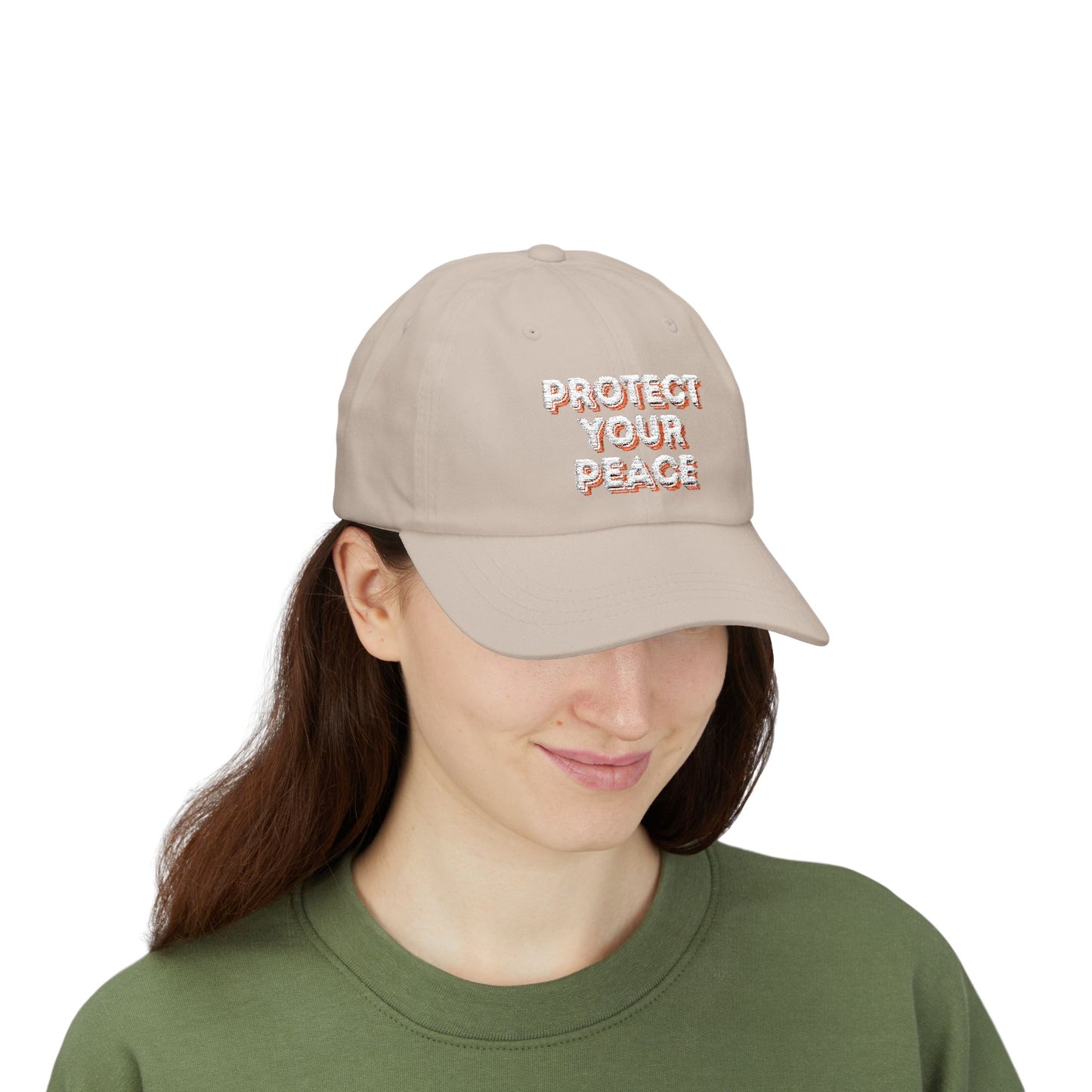 Protect Your Peace Dad Cap – Embroidered Soft Life Essential
