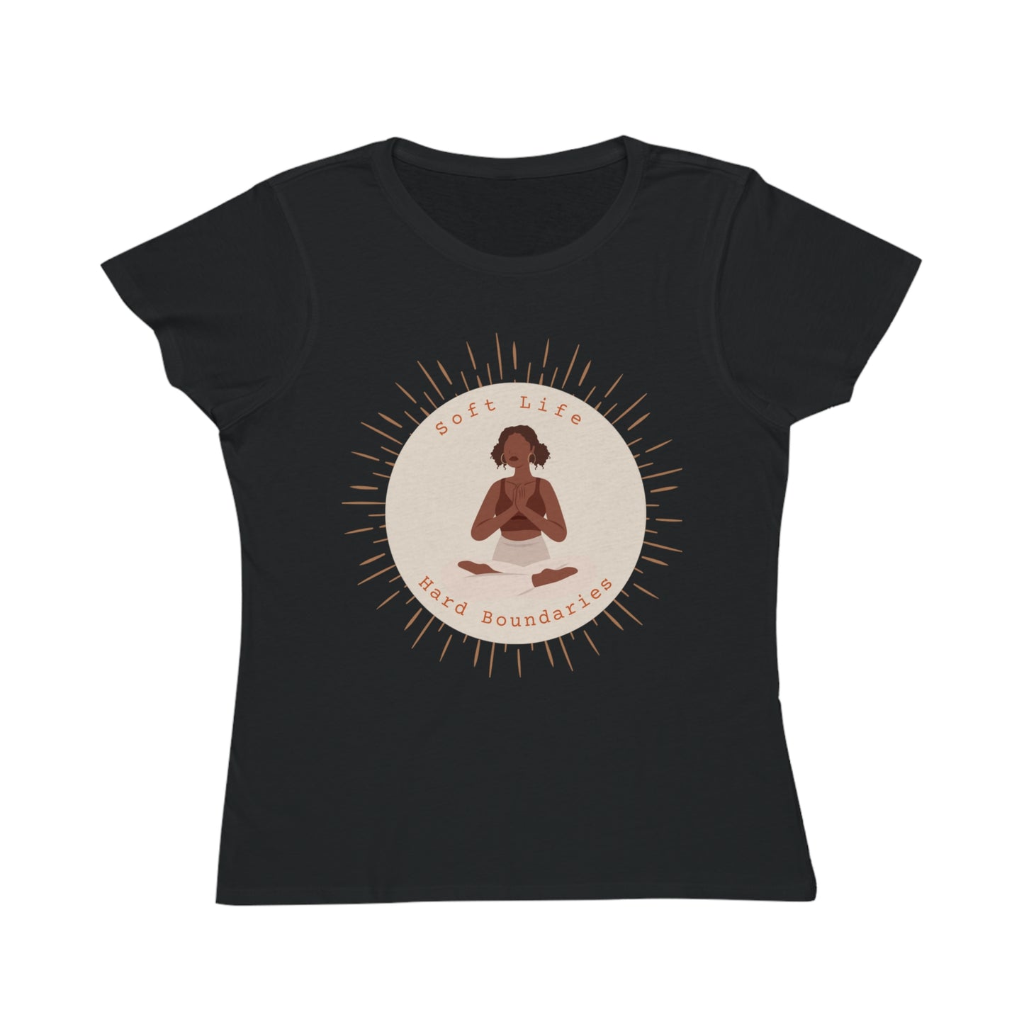 Soft Life Hard Boundaries Tee – Sacred Balance Edition