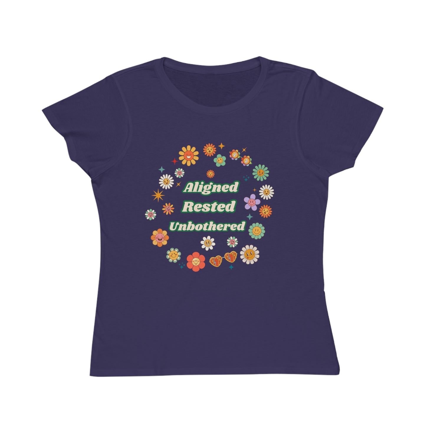 Aligned. Rested. Unbothered. Tee – Soft Life Energy
