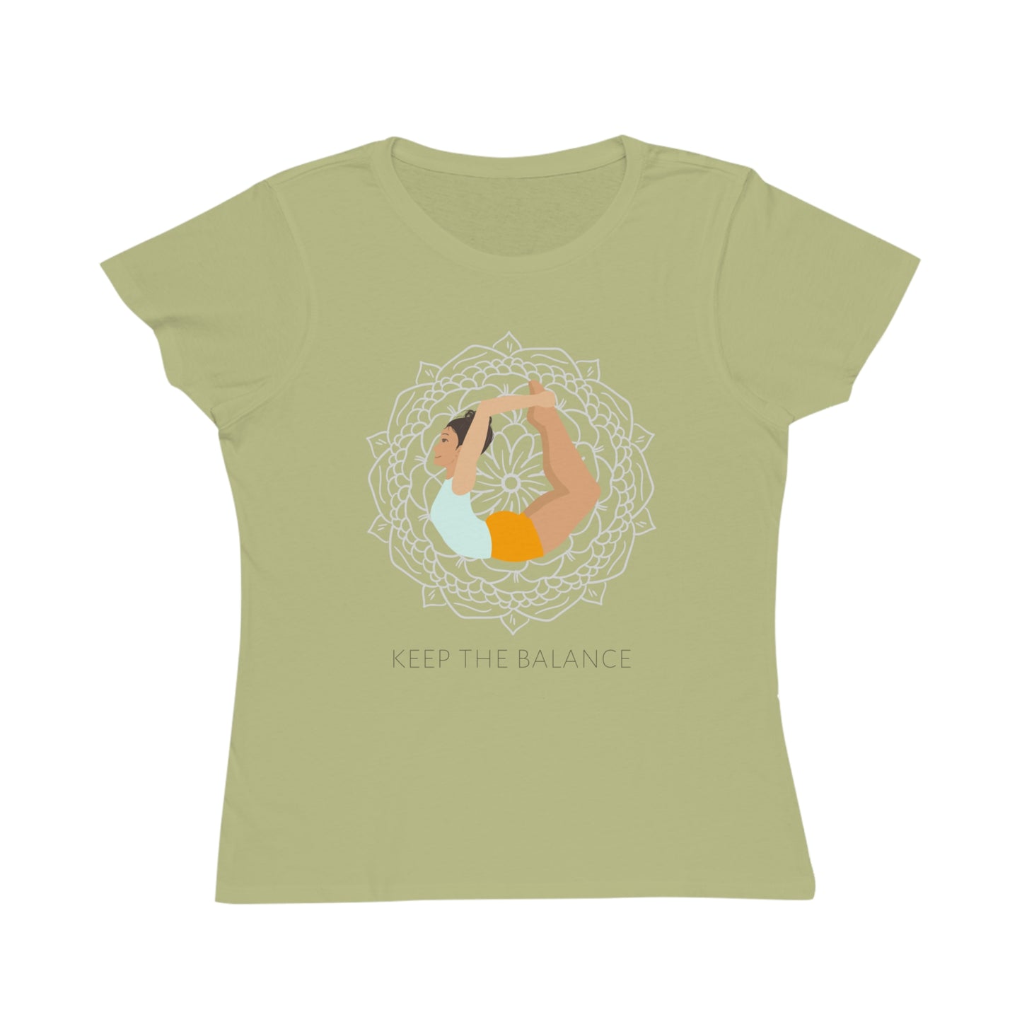 Keep the Balance Tee – Mandala Yoga Design