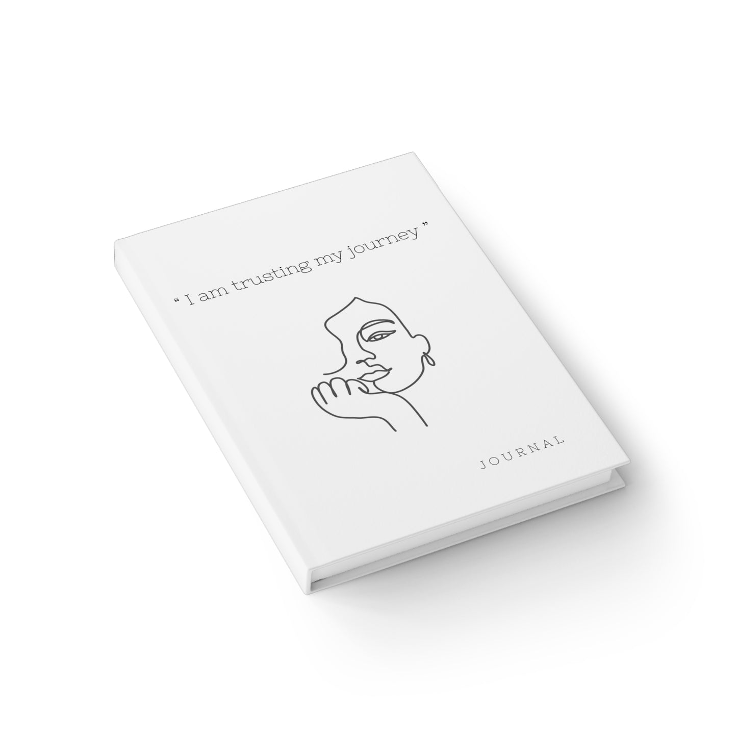“I Am Trusting My Journey” Hardcover Journal