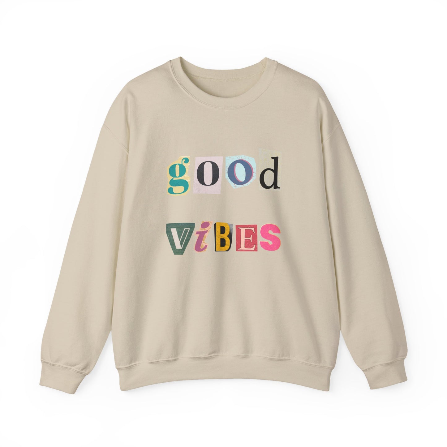 Good Vibes Oversized Sweatshirt – Cozy Energy Only