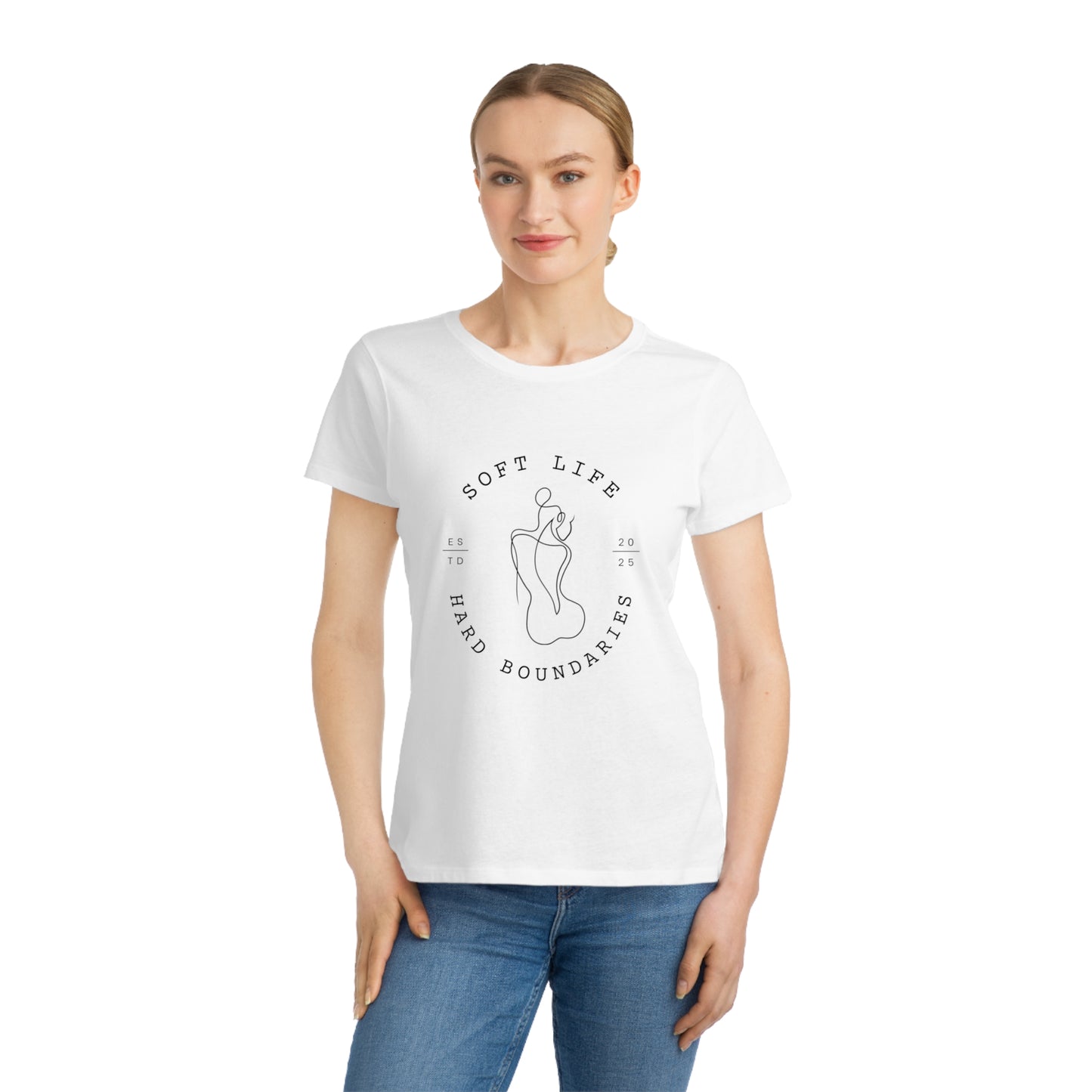 Soft Life Hard Boundaries Tee – Minimalist Edition