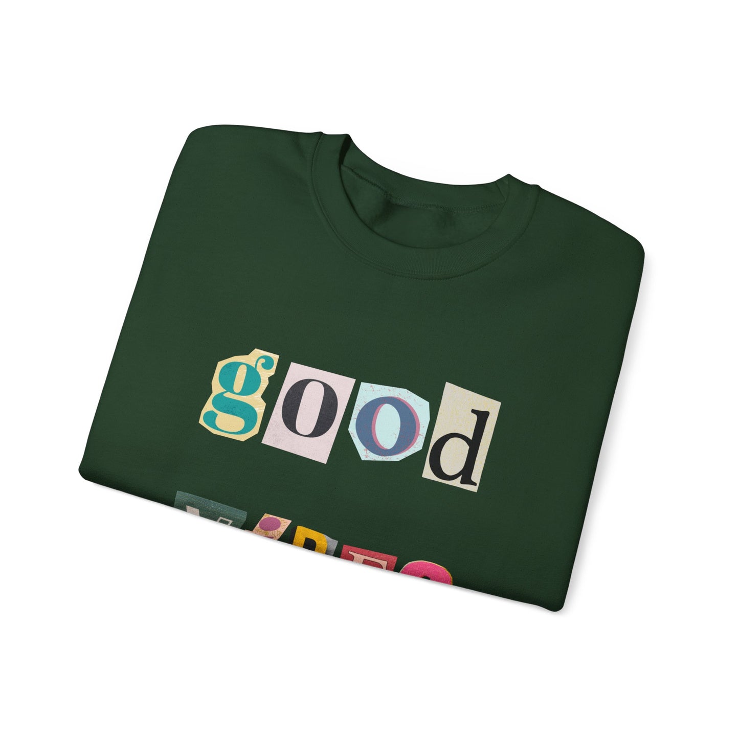 Good Vibes Oversized Sweatshirt – Cozy Energy Only