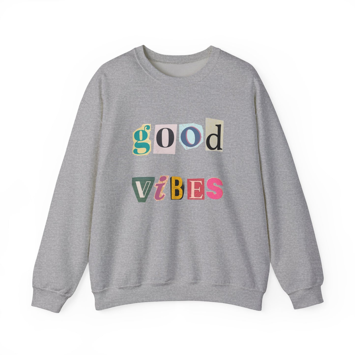 Good Vibes Oversized Sweatshirt – Cozy Energy Only