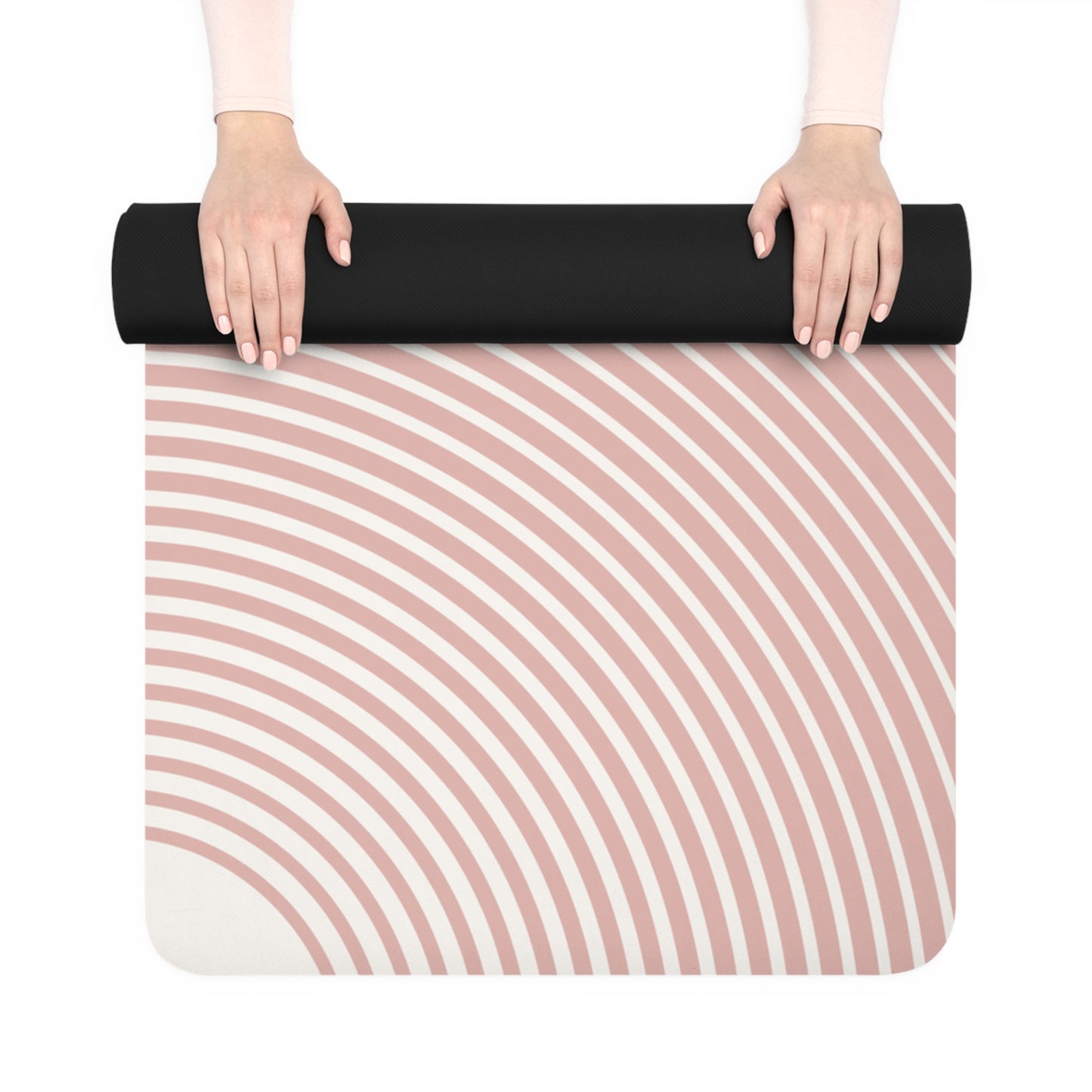 Soft Life Hard Boundaries Yoga Mat – Rose Alignment Edition