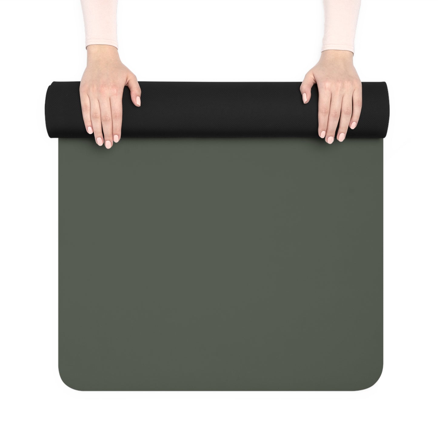 Soft Life Hard Boundaries Yoga Mat – Forest Minimal Rubber Edition