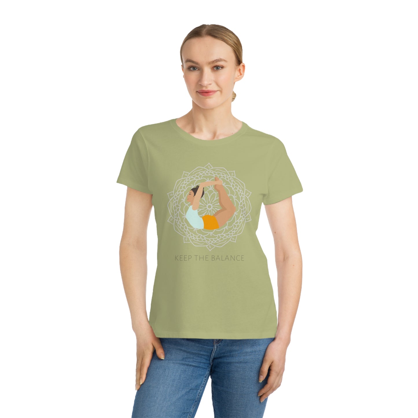 Keep the Balance Tee – Mandala Yoga Design