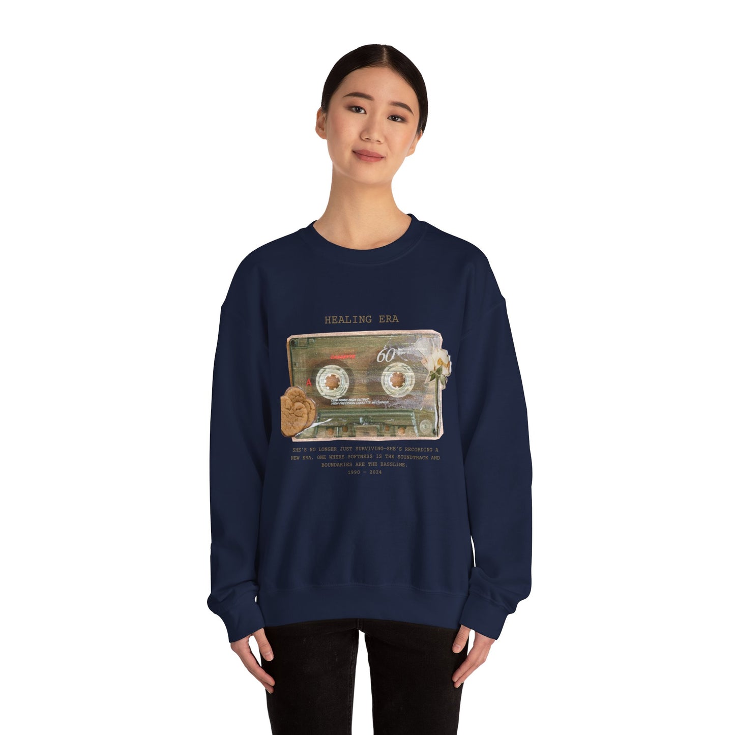SLHB Healing Era Crewneck Sweatshirt – Softness as the Soundtrack
