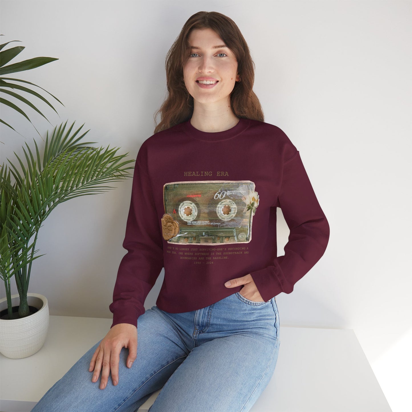 SLHB Healing Era Crewneck Sweatshirt – Softness as the Soundtrack