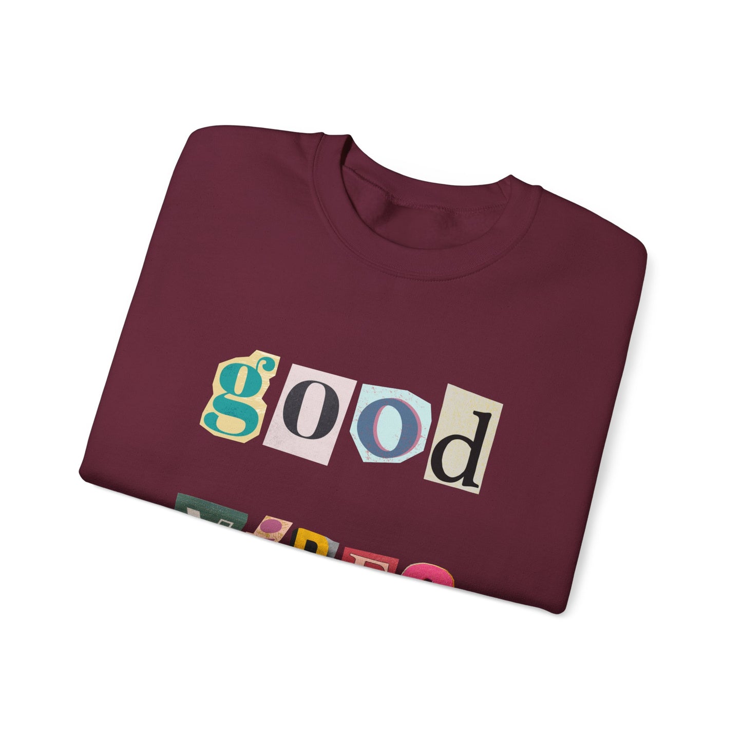 Good Vibes Oversized Sweatshirt – Cozy Energy Only