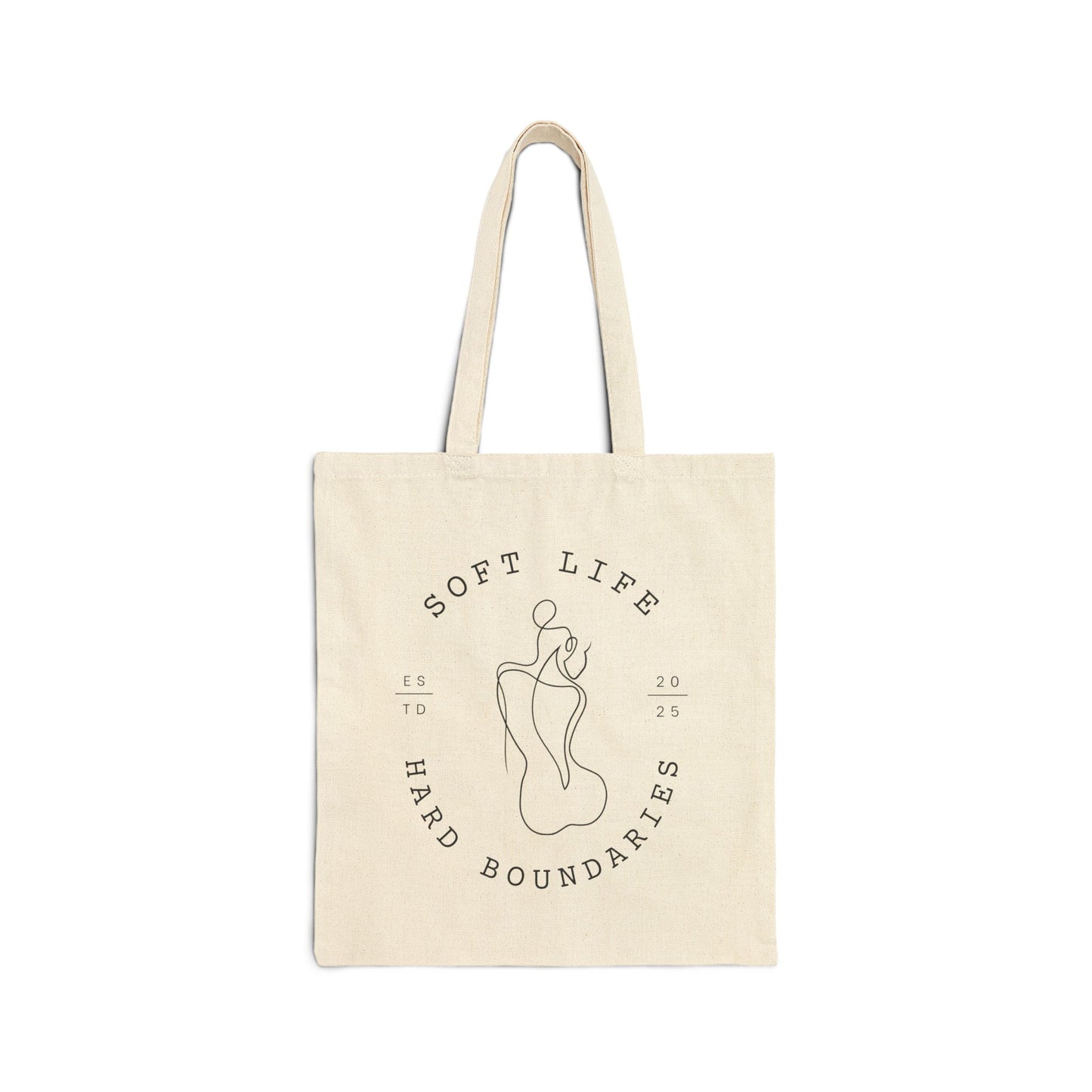 Soft Life Hard Boundaries Tote – Minimalist Empowerment