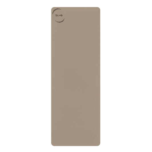 Soft Life Hard Boundaries Yoga Mat – Taupe Minimal Edition
