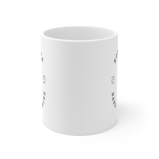 Soft Life, Hard Boundaries Mug – Minimalist Power