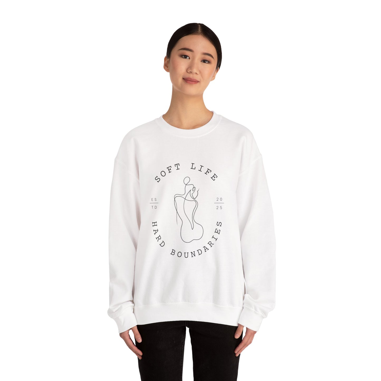 Soft Life Hard Boundaries Sweatshirt – Elevated Minimalist Comfort