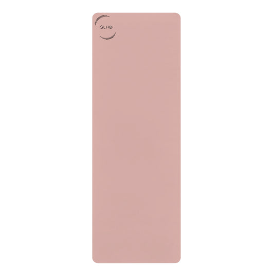 Soft Life Hard Boundaries Yoga Mat – Blush Minimal Edition