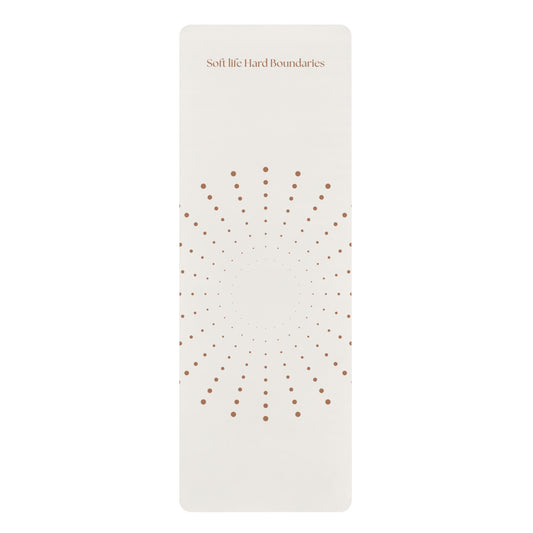 Soft Life Hard Boundaries Yoga Mat – Radiance Edition