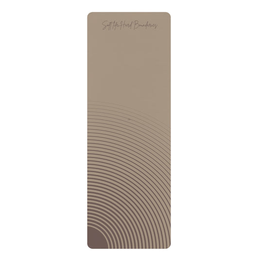 Soft Life Hard Boundaries Yoga Mat – Grounded Alignment Edition