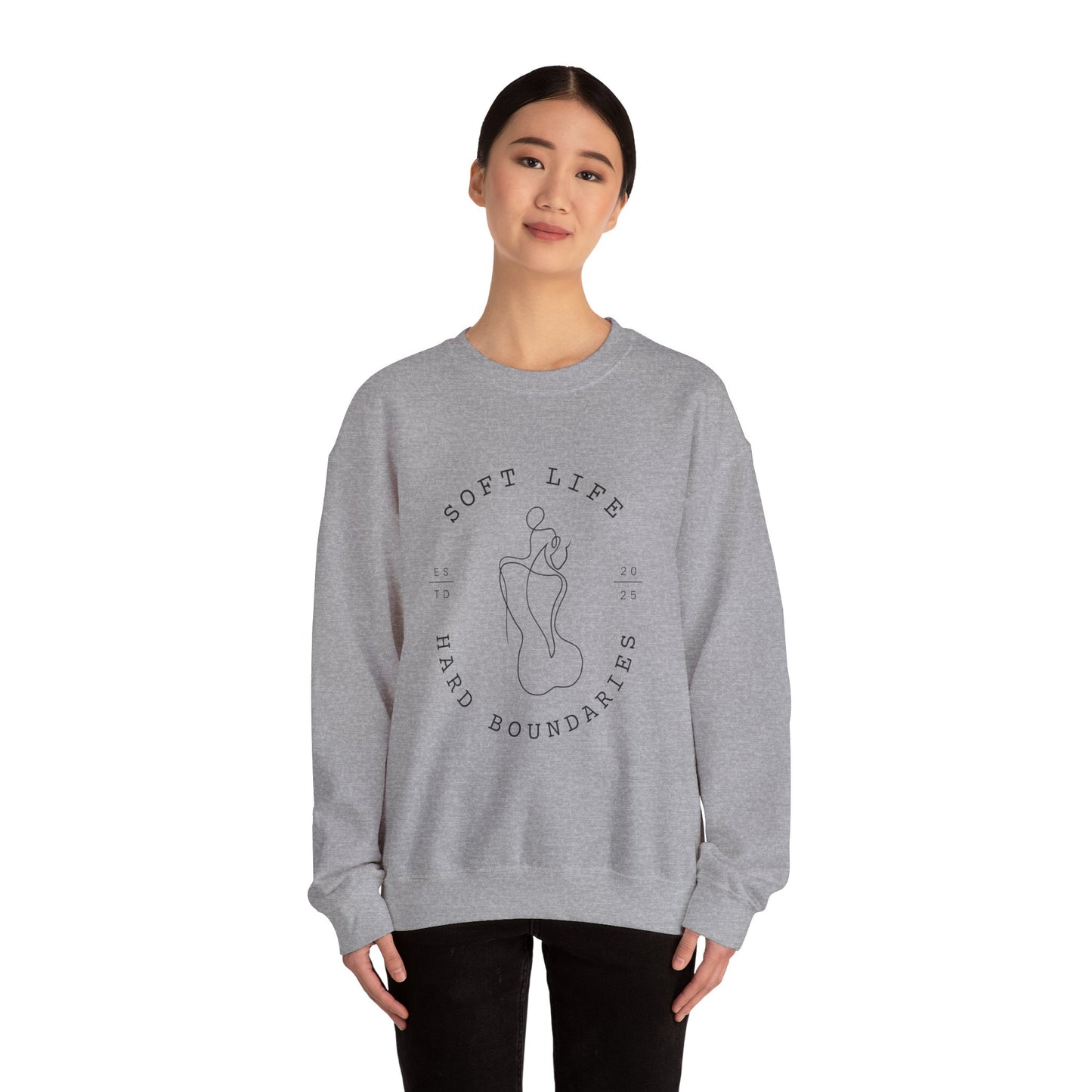 Soft Life Hard Boundaries Sweatshirt – Elevated Minimalist Comfort