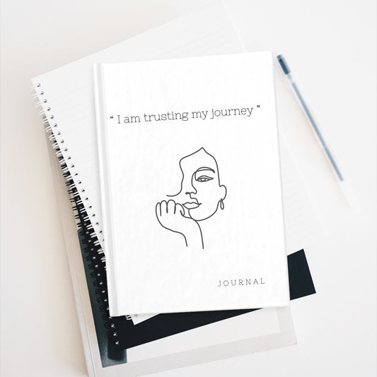 “I Am Trusting My Journey” Hardcover Journal