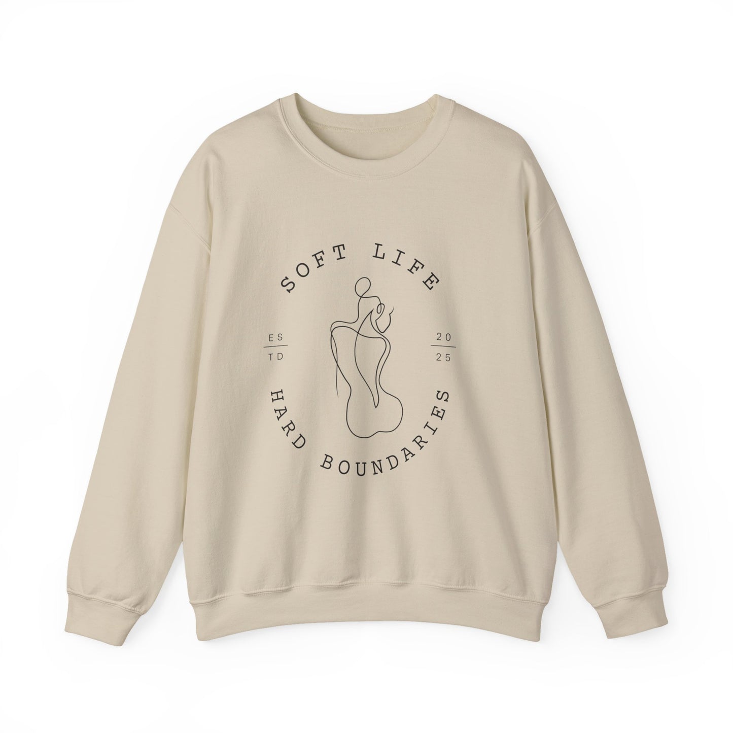 Soft Life Hard Boundaries Sweatshirt – Elevated Minimalist Comfort