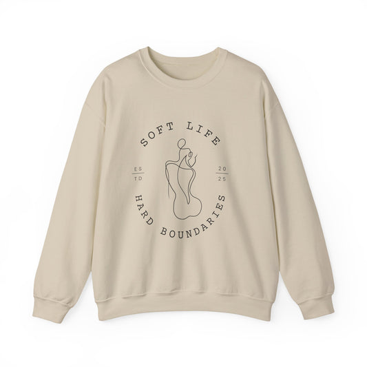 Soft Life Hard Boundaries Sweatshirt – Elevated Minimalist Comfort