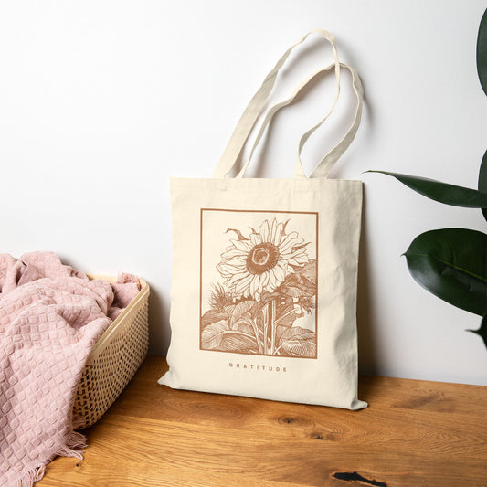 Gratitude Tote – Bloom Where You’re Planted