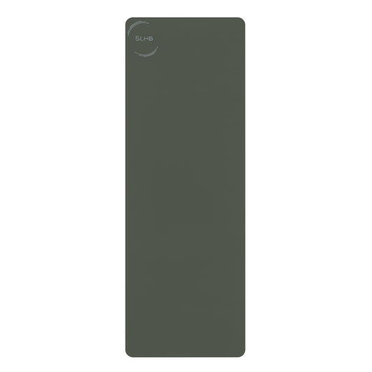 Soft Life Hard Boundaries Yoga Mat – Forest Minimal Rubber Edition