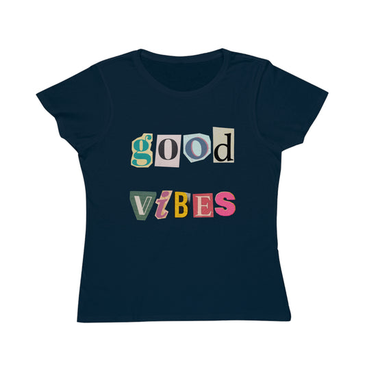 Good Vibes Tee – Retro Collage Style